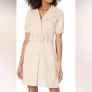 Kendall and Kylie Safari Jacket Dress 0/2 Cream Color